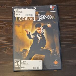 Sony Rise to Honor Video Game For Playstation 2 With Original Price Tag